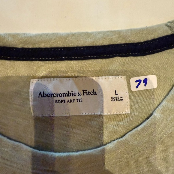 Abercrombie and Fitch, large green T-shirt - Picture 3 of 5